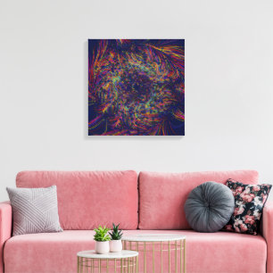 Impressão Em Tela Pintura de flor de orquídea natural
