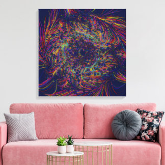 Impressão Em Tela Pintura de flor de orquídea natural