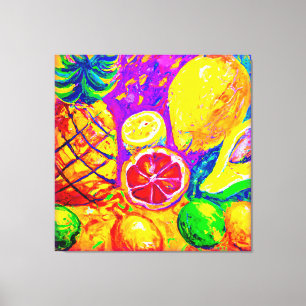 Impressão Em Tela Pintura de Frutas. Comprar Agora