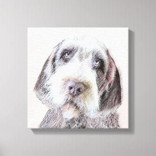 Impressão Em Tela Pintura de Griffon por Cabeireiros - Arte Canina