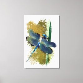 Impressão Em Tela pintura de insetos "libélula ocupada"