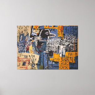Impressão Em Tela pintura de Jean Michel Basquiat