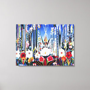 Impressão Em Tela Pintura de Joseph Stella, Flores Itália
