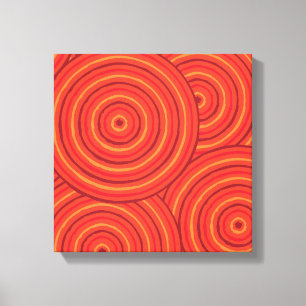 Impressão Em Tela Pintura de linha original