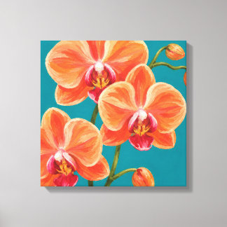 Impressão Em Tela pintura de orquídea