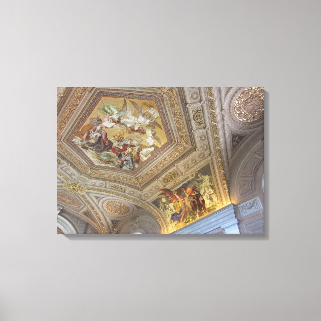 Impressão Em Tela Pintura de Teto em Fresco (Frente)