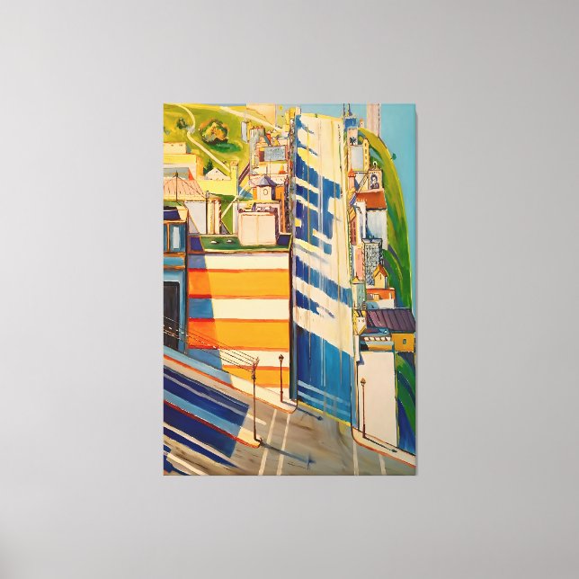 Impressão Em Tela pintura de Wayne Thiebaud (Frente)