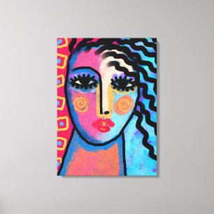 Impressão Em Tela Pintura digital Abstrato de um dia bonito de uma m