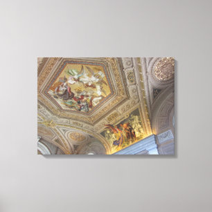 Impressão Em Tela Pintura do teto do fresco