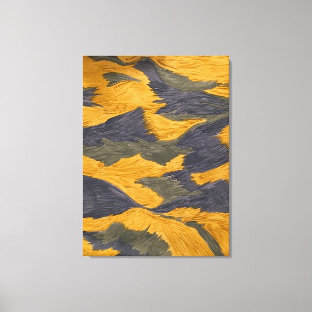 Impressão Em Tela Pintura em acrílico (Frente)