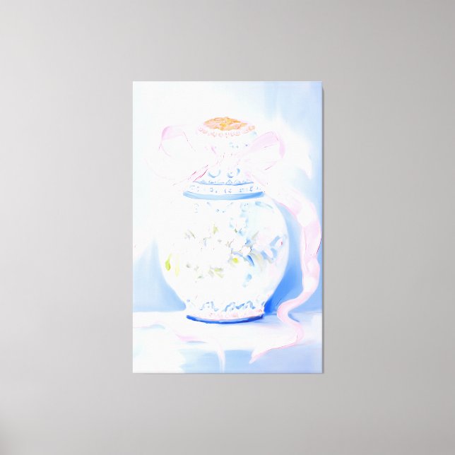 Impressão Em Tela Pintura em acrílico Ginger Jar Arte de pré-disquet (Frente)