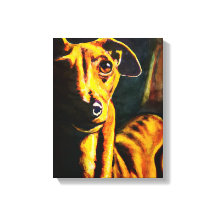 Pintura em Greyhound Italiano
