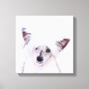 Impressão Em Tela Pintura em Pó Chinês - Arte Canina