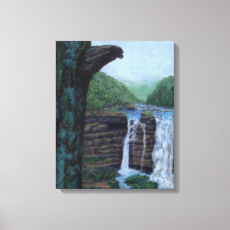 Impressão Em Tela Pintura em queda d'água