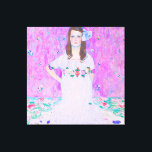 Impressão Em Tela Pintura Mäda Primavesi de Gustav Klimt<br><div class="desc">Mäda Primavesi,  de Gustav Klimt,  pintando tela impressa.</div>