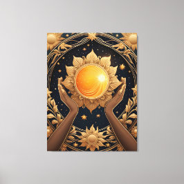 Impressão Em Tela pintura mágica do tarot