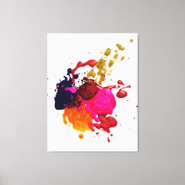 Impressão Em Tela Pintura multicolorida