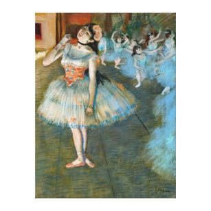 Impressão Em Tela Pintura nas estrelas do Balé Degas