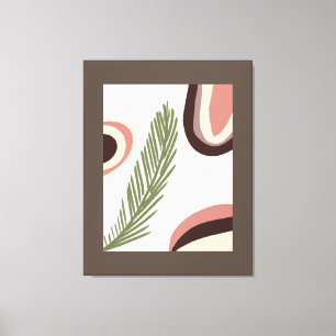 Impressão em Tela Pintura Natural Boho Arco-Íris