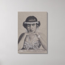 Pintura Original de Silent Film Star