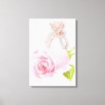 Pintura original na Canvas, "Diamante rosa"