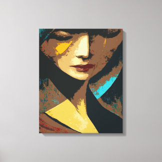Impressão Em Tela Pintura para mulheres abstrato