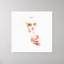 Impressão Em Tela Pinup Girl 