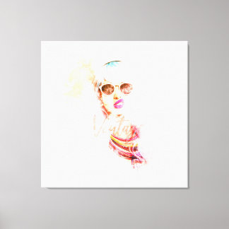 Impressão Em Tela Pinup Girl 