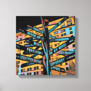 Impressão Em Tela Pioneer Square Portland