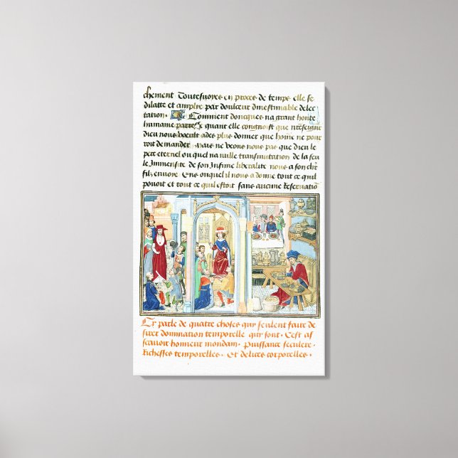 Impressão Em Tela Pior Coisas, do "Le Miroir d'Humilite" (Frente)