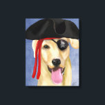 Impressão Em Tela Pirate Labrador Amarelo<br><div class="desc">Children's</div>