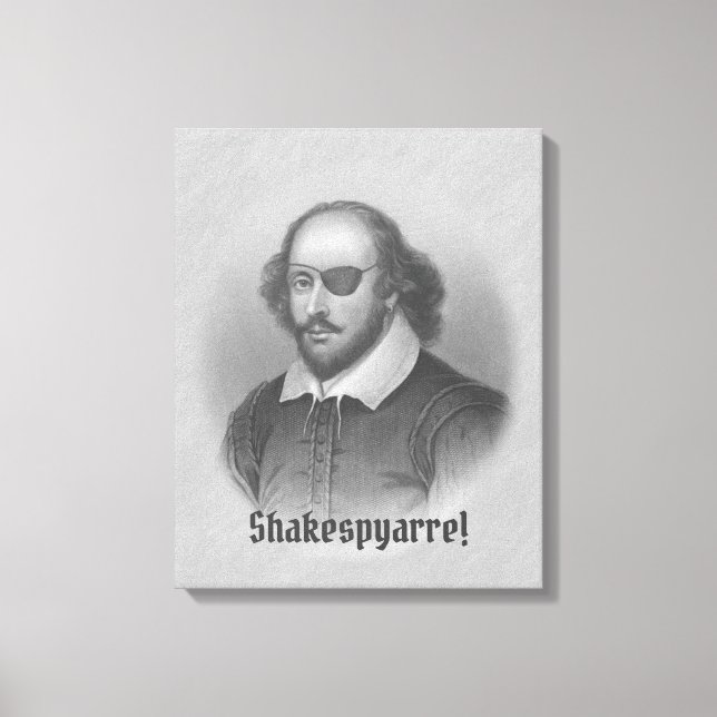 Impressão Em Tela Pirate Shakespeare (Frente)