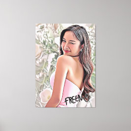 Impressão Em Tela Piscar os olhos de Freen Sarocha do Episódio 12 do