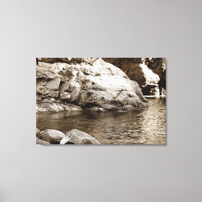 Impressão Em Tela Piscina arco-íris (Frente)