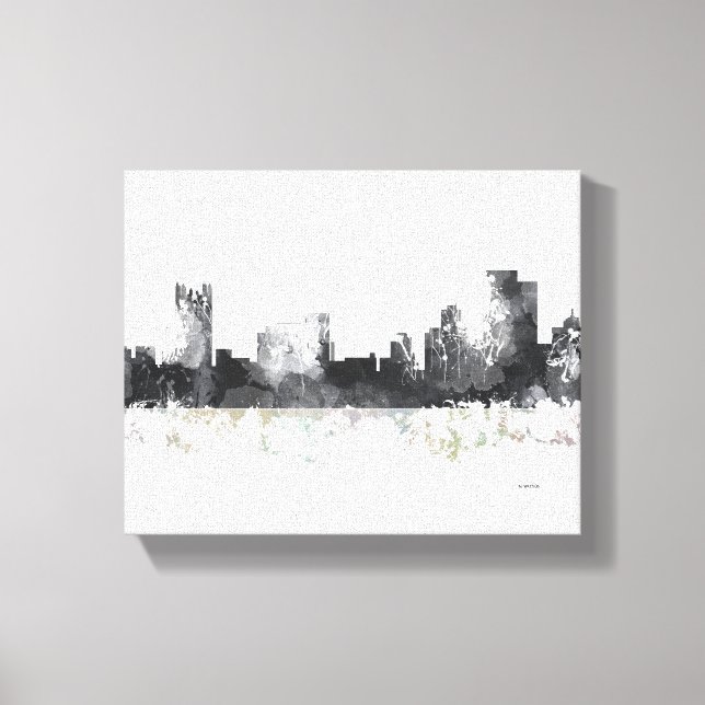 IMPRESSÃO EM TELA PITTSBURGH PENNSYLVANIA SKYLINE (Frente)