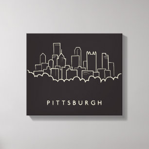 Impressão Em Tela Pittsburgh Pensilvânia