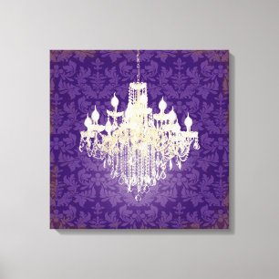 Impressão Em Tela PixDezines - Dano de cor DIY/Crystal Chandelier