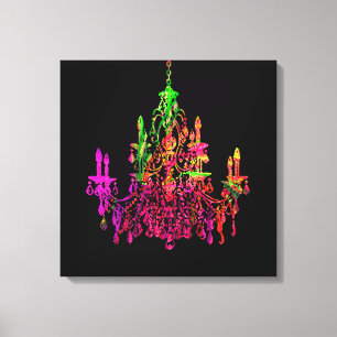 Impressão Em Tela PixDezines DIY Bckgrnd/Murano Glass Chandelier