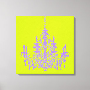 Impressão Em Tela PixDezines faz um candelabro de cristal roxo