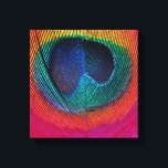 Impressão Em Tela PixDezines Psychedelic Peacock, rosa quente, canva<br><div class="desc">PixDezines,  sotaque rosa psíquico pavão psíquico,  na canvas. Depois da pop art,  infundida com verde neon brilhante,  fuschia,  aqua e framboesa. Copyright © 2011 PixDezines.com™ e PixDezines™ em zazzle.com</div>