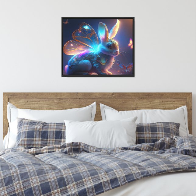 Impressão Em Tela Pixie Bunny (Insitu(Quarto))