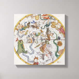 Impressão Em Tela Placa 27 do "atlas Coelestis", por John Flamsteed