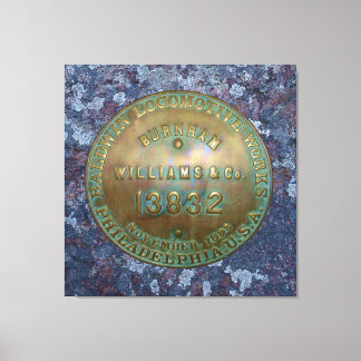 Impressão Em Tela Placa para construção de locomotivas a vapor