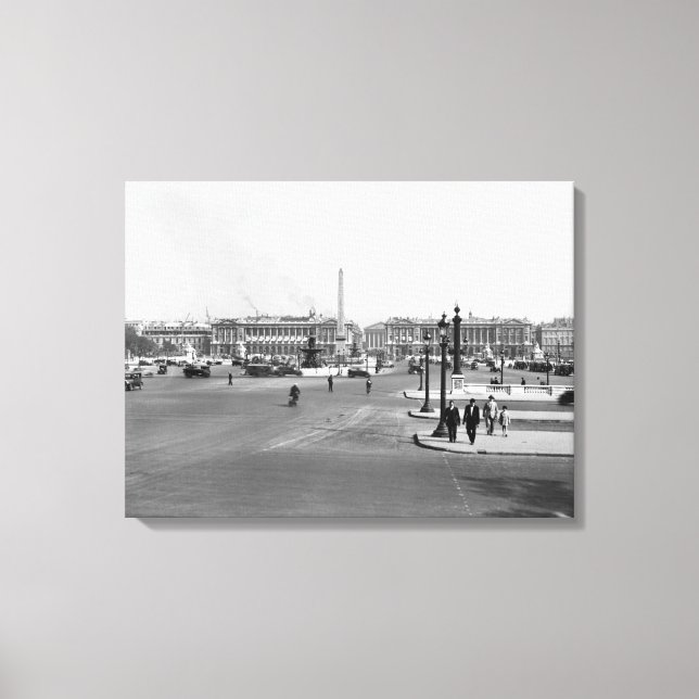 Impressão Em Tela Place de la Concorde, projetado em 1757 (Frente)