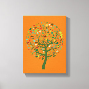 Impressão Em Tela Planeta ecológico da árvore Greenie