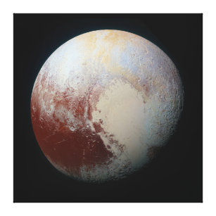 Impressão Em Tela Planeta Pluto do anão