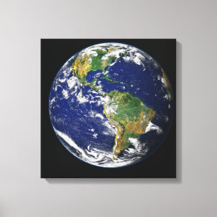 Impressão Em Tela Planeta Terra