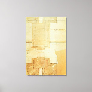 Impressão Em Tela Plano do cilindro da cúpula da igreja