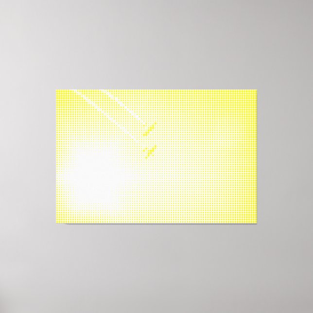 Impressão Em Tela Planos de Efeito de Meio-Tom Amarelo no Céu (Frente)