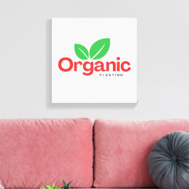 Impressão Em Tela Plantação orgânica